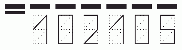 Пример заполнения индекса 102105