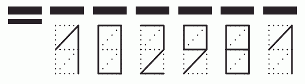 Пример заполнения индекса 102981