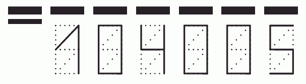 Пример заполнения индекса 104005