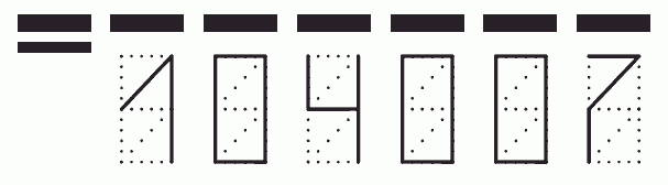 Пример заполнения индекса 104007