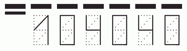 Пример заполнения индекса 104040