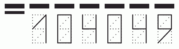 Пример заполнения индекса 104049