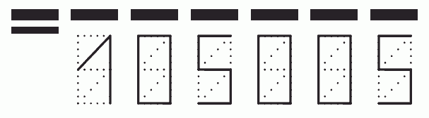 Пример заполнения индекса 105005