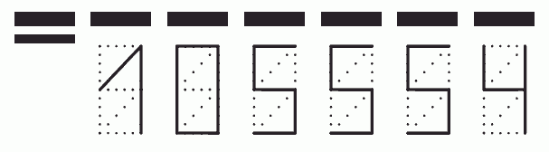 Пример заполнения индекса 105554