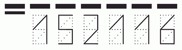 Пример заполнения индекса 152116