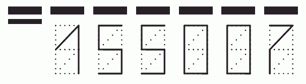 Пример заполнения индекса 155007