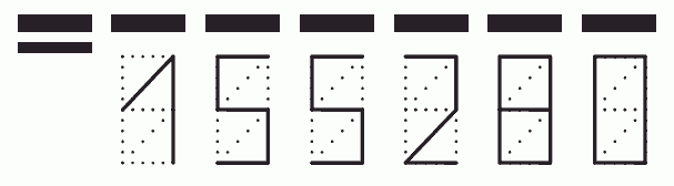 Пример заполнения индекса 155280