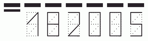 Пример заполнения индекса 182005