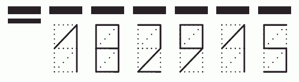 Пример заполнения индекса 182915