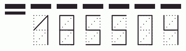 Пример заполнения индекса 185504