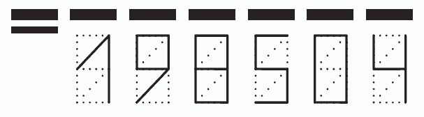 Пример заполнения индекса 198504