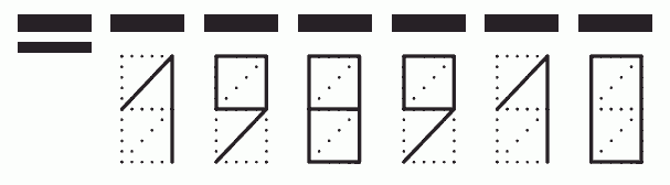 Пример заполнения индекса 198910