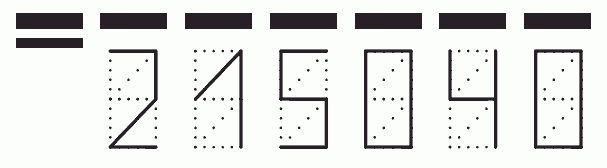 Пример заполнения индекса 215040