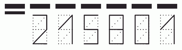 Пример заполнения индекса 215801