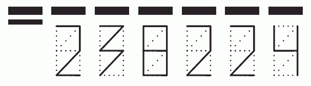 Пример заполнения индекса 238224