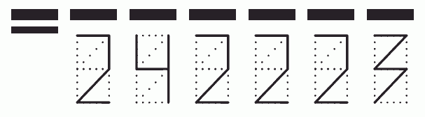 Пример заполнения индекса 242223