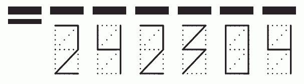 Пример заполнения индекса 242304