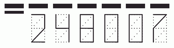 Пример заполнения индекса 248007