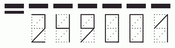 Пример заполнения индекса 249001