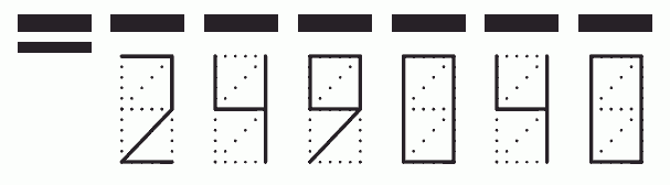 Пример заполнения индекса 249040