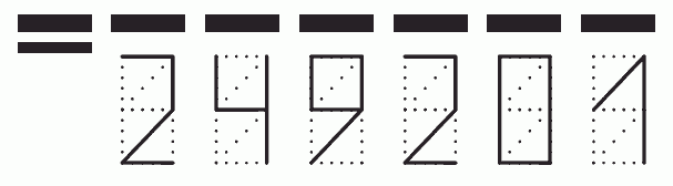 Пример заполнения индекса 249201