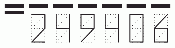 Пример заполнения индекса 249406