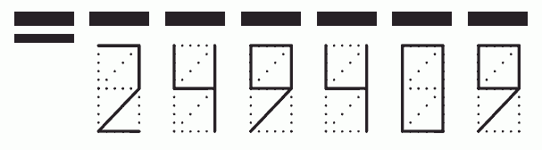 Пример заполнения индекса 249409