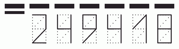 Пример заполнения индекса 249418