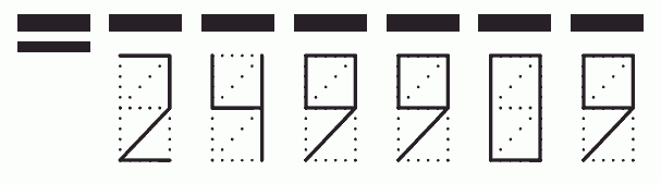 Пример заполнения индекса 249909