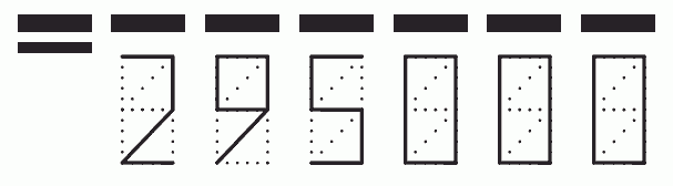 Пример заполнения индекса 295000
