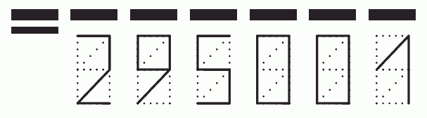 Пример заполнения индекса 295001