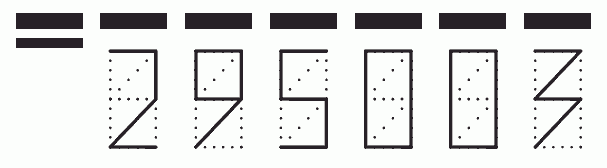 Пример заполнения индекса 295003