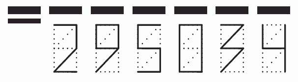 Пример заполнения индекса 295034