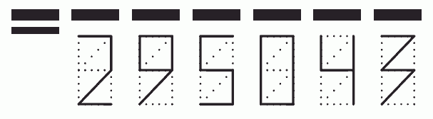 Пример заполнения индекса 295043