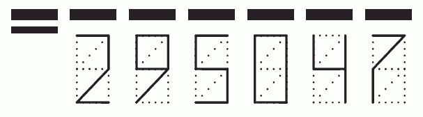 Пример заполнения индекса 295047