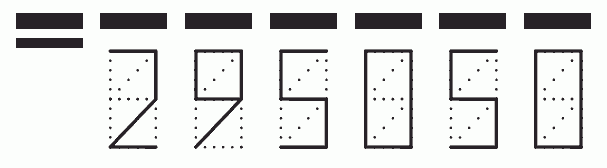 Пример заполнения индекса 295050