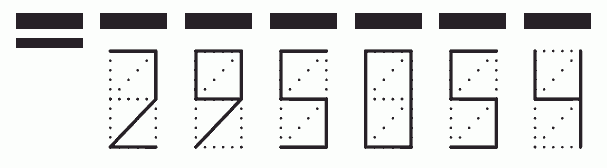 Пример заполнения индекса 295054