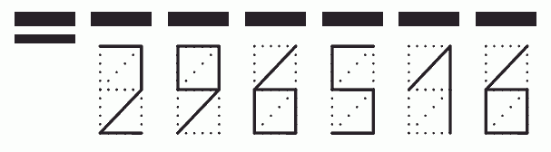 Пример заполнения индекса 296516