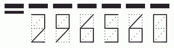 Пример заполнения индекса 296560