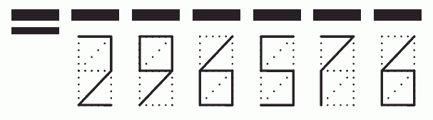 Пример заполнения индекса 296576