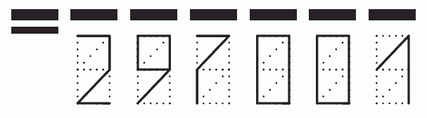 Пример заполнения индекса 297001