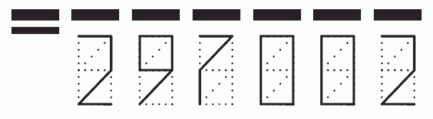 Пример заполнения индекса 297002