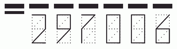 Пример заполнения индекса 297006