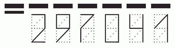 Пример заполнения индекса 297041