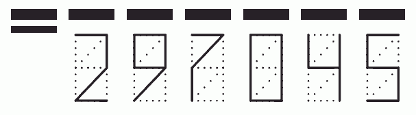 Пример заполнения индекса 297045