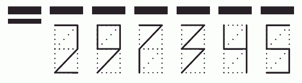 Пример заполнения индекса 297345