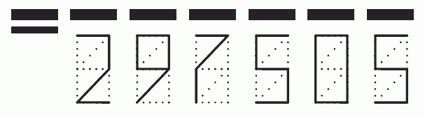 Пример заполнения индекса 297505