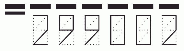 Пример заполнения индекса 299002