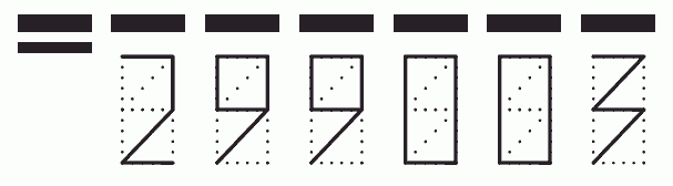 Пример заполнения индекса 299003