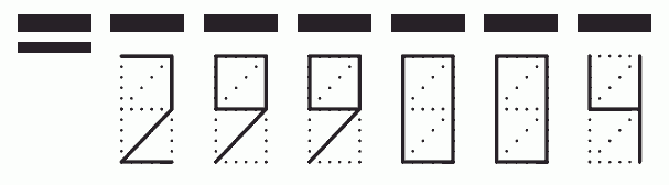 Пример заполнения индекса 299004